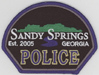 The Sandy Springs Police Dept., Sandy Springs, Georgia.