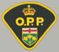 The patch of the Ontario Provincial Police, Officer to Staff Sergeant.
