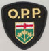 The patch of the Ontario Provincial Police, Sgt. Major to Commissioner.