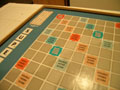 Revolving Scrabble board.